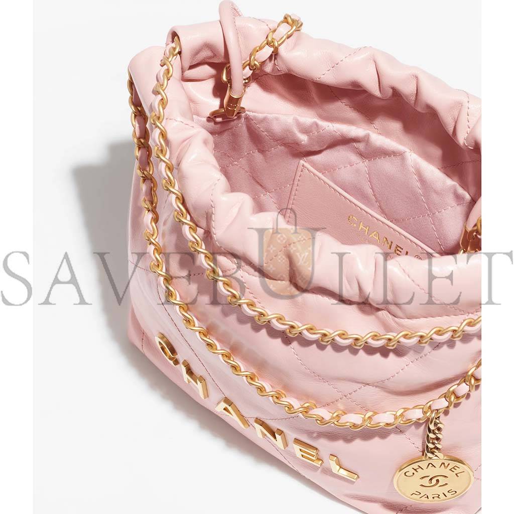 Ch*el 22 mini handbag as3980 b08037 nn267 (20*19*6cm)